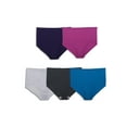 thumbnail image 4 of Women's Plus Comfort Covered Cotton Assorted Brief Panties - 5 Pack, 4 of 8