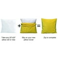 thumbnail image 2 of Home Soft Things Ribbed Flannel Throw Pillow Cover 4pcs - Lemon Curry - 20" x 20", 2 of 4