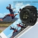 thumbnail image 4 of Mirar Spovan Reloj digital deportivo al aire libre para hombres con reloj podómetro para iOS y Android 50M impermeable Spovan Mirar, 4 of 6