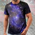thumbnail image 4 of Qiopertar T-Shirt Décontracté pour Hommes Imprimé Ciel Tee Graphique Tee Extérieur Quotidien Vacances Manches Courtes Col Rond Printemps Automne Vêtements Grandes Économies de Vacances! Offres de la Semaine Liquidation, 4 of 9