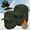Green+Green, variant on [2 Pack] Winter Trapper Trooper Hat, IC ICLOVER Aviator Cap Windproof Thermal Russian Ushanka Pilot Hat with Ear Flap Mask Chin Strap for Men Women Hunting Outdoor Christmas Gift (Black)