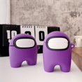thumbnail image 2 of Coque pour Airpods PRO, IBAOLEA Mode Takis Design Animation, Coque de Protection en Silicone Luxueuse et Douce, Adaptée pour Airpod PRO. (PRO Takis) PRO Among Us Violet, 2 of 7
