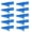 Blue, variant on BIMZUC 10PCS Battery Safety Clamp 4mm Banana Jack Rear Brass Nickel Plated Full Protection for Ships RVs Trucks Alligator Clips Red (6.69 inches / 17.0 cm)