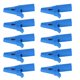thumbnail image 1 of 10 abrazaderas de seguridad para batería de 0.157 in con conector banana trasero de latón niquelado, protección completa para barcos, RV, camiones, color azul, 1 of 10