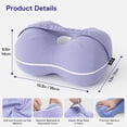 thumbnail image 6 of Memory Foam Knee Pillow for Side Sleepers Spine Alignment Pillow for Back Hip Pain Sciatica Relief, Pregnancy & Surgery Recovery, 6 of 6