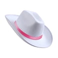 thumbnail image 1 of Sombrero de Vaquero Perfecl Vestido Cómodo Gorra Occidental N Rosa, 1 of 8