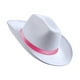 thumbnail image 1 of Sombrero de vaquero Sombreros de Decorativos de ala ancha Transpirable Accesorios de vestuario Jazz blanco rosa Yuyangstore Sombrero de vaquero, 1 of 8