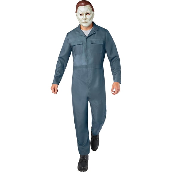Michael Myers Halloween Costume for Adults, 2-Piece, Men's Size L (36/38), by Rubies