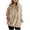 Khaki, variant on Women's Hoodies & Sweatshirts Athleisure Warm Sports Comfort Hooded Lined with Pockets