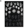thumbnail image 3 of Nail Sticker Horror Pattern Strong Stickiness Non-Fading Self Adhesive Removable Decorative PVC Halloween Style DIY Nail Art Stickers Ornament Nail Supplies, 3 of 4