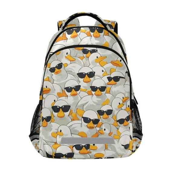ALAZA Cartoon Ducks Backpack Elementary School Bag Bookbag Travel Rucksack