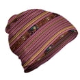 thumbnail image 1 of Ethnic Unisex Beanie, Folk Motifs Stripes, Hiking Outdoors, Multicolor, by Ambesonne, 1 of 1