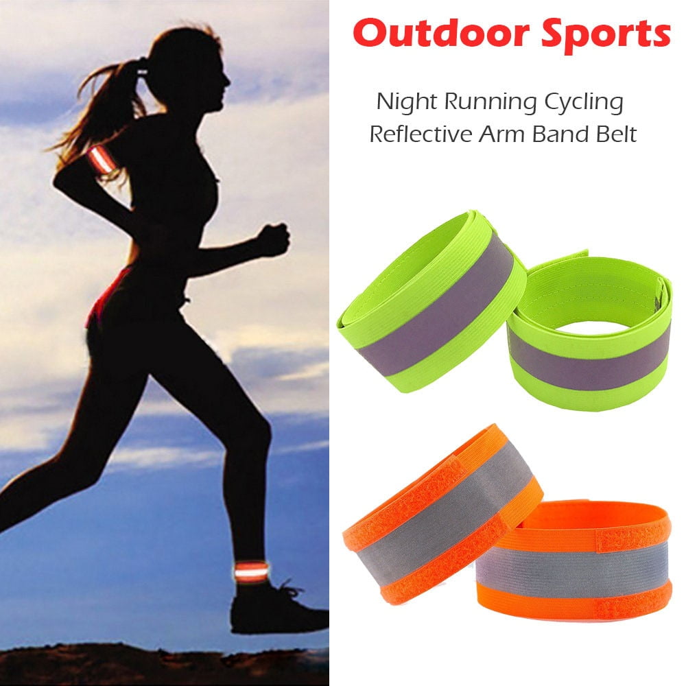 Lubelski Reflective Bands Elasticated Armband Wristband Ankle Leg