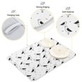 thumbnail image 4 of Line Seagull Bird Dish Drying Mat 18x24 Absorbent Microfiber Draining Rack Pad for Kitchen Counter Sink, 4 of 8