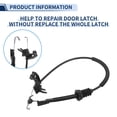 thumbnail image 4 of Cable de pestillo de puerta Unique Bargains, liberación de pestillo de puerta No.1J4839086H para VW Jetta Variant 2001-2006 Golf 2000-2010 trasero derecho, 4 of 6