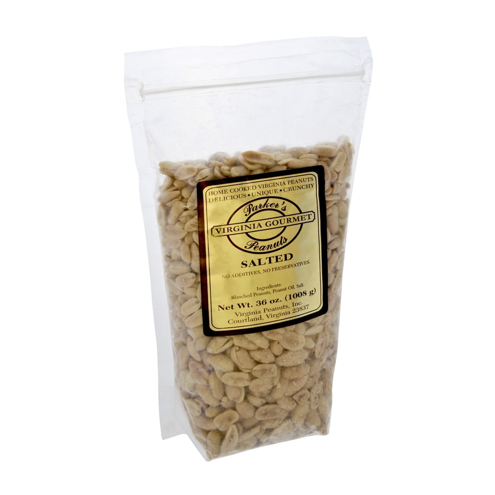 Parker's Peanuts Virginia Gourmet Salted Peanuts, 36 Oz.