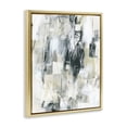 thumbnail image 3 of Stupell Industries Industrial Grey Layered Restless Shapes Gold Floating Frame Canvas Art, 17 x 21, by June Erica Vess, 3 of 8