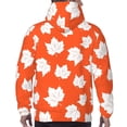 thumbnail image 7 of Fotbe Men's Hoodie with Bright Autumn Leaves Charm Pattern - Kangaroo Pocket Pullover Hooded Sweatshirt, Perfect for Daily Wear, Travel, and Home-XX-Large, 7 of 7