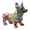 Style 1, variant on Simple Resin Crafts Home Furnishings Colorful Resin Dog Statue Corgi Statues for Office Decor Entrance Cabinet TV Stand Desktop - Style 1