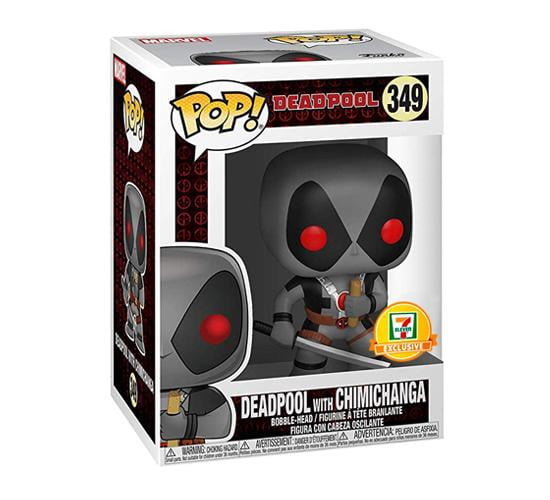 funko POP デッドプール　ウィズ　チミチャンガ　セブンイレブン限定 Funko Pop Marvel: Deadpool with Chimichanga Collectible Figure