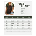 thumbnail image 7 of TIYOMI Plus Size Sequin Tops For Women Summer Sparkly Party Tops Short Sleeve V-Neck Shirts Black Gold Tunic Tops Club Cocktail Blouses Slimming Shirts XL 14W 16W, 7 of 7