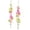 Pink, variant on 2026 Flower Graduation Lei, Senior Tropical Leis With Tassel Congrats Graduation Wreath For Class Of 2026 Grad Hawaiian Luau Party Grad Decorations