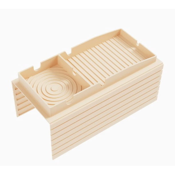 1 pieza - Bandeja portavasos for sofá, ideal for bebidas y café; posavasos de silicona; mesa auxiliar for reposabrazos; caja de almacenamiento multifuncional