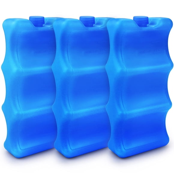 Paquete de 3 Bolsas de Hielo Reutilizables ISUSSER para Almacenamiento de Leche Materna