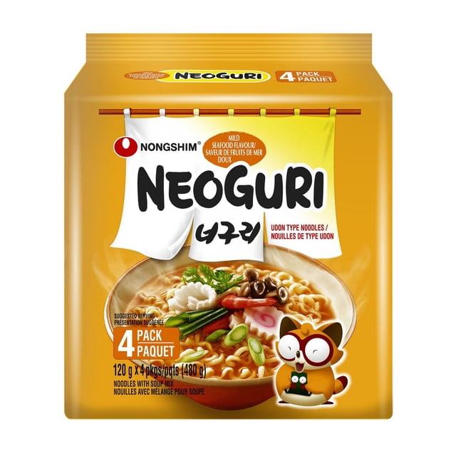 Nongshim Neoguri Soupe aux Nouilles Saveur de Fruits de Mer Doux