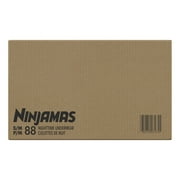 Ninjamas Girls Bedwetting Nighttime Underwear, Size S/M (39-70 lbs), 88 Count (Select for More Options)