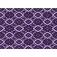 thumbnail image 1 of Ahgly Company Indoor Rectangle Patterned Rich Lilac Purple Area Rugs, 2' x 5', 1 of 6