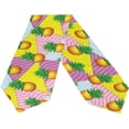 thumbnail image 2 of ColourLife Table Runner Pineapple On Geometrical Back Washable Table Cloth Runner for Holiday Home Wedding Table Top Decoration 13x70 Inches, 2 of 5
