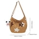 thumbnail image 2 of Bolso bandolera para mujer bolso con asa superior con cordón bolso mensajero bolso de viaje para estudiantes, 2 of 9