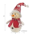 thumbnail image 2 of Christmas Led Red Toque Snowman Sitter, 2 of 3