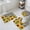 Yellow Black, variant on Sunflower Bee Bath Mat 3 Piece Bathroom Rug Set, Black Buffalo Plaid Botanical Leaf Floral Non Slip Bath Rug Contour Mat and Toilet Lid Cover, Absorbent Shower Mats Soft Bath Rugs and Mats Sets