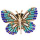 thumbnail image 2 of Clip de ventilación de coche con forma de mariposa para mujeres y niñas, clip universal para difusor de ventilación de coche. Azul, 2 of 9