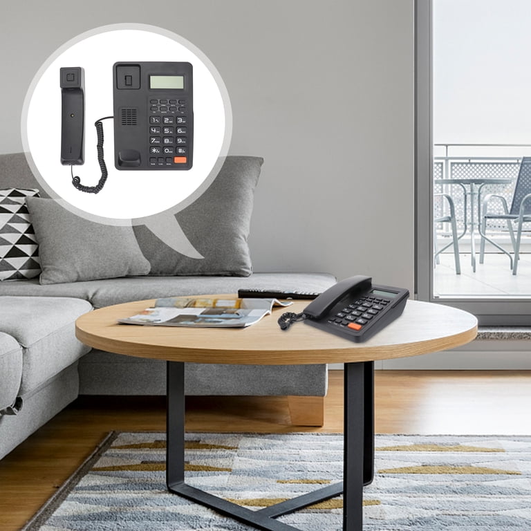 Guestroom Phone HTP Corded With Speaker, Ash HTP-S - The Home Depot