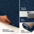 thumbnail image 6 of Furnish My Place DC Custom Rug - 2 ft. x 44 ft., Navy, Indoor Rug for Bedrooms, Hallways, Living Rooms, 6 of 12