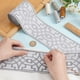 thumbnail image 3 of Cinta de jacquard geométrica de 5,5 yardas, cinta de adorno para cortina bordada de poliéster de 3-1/4" de ancho, cinta de jacquard bordada gris claro para sus cortinas, cinta de adorno para bandas, 3 of 8
