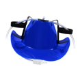 thumbnail image 1 of Bewildely Beer Hat Drinking Cup Cowboy Holder Two 3 Colour Sides Decoración del hogar Azul, 1 of 1