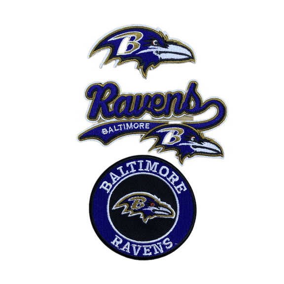 NFL Baltimore Ravens Embroidered Iron On Patches