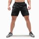 thumbnail image 4 of Pantalones cortos de fitness para hombre, pantalones cortos de fitness para hombre, pantalones cortos para correr, pantalones cortos de entrenamiento de calidad profesional, 4 of 10