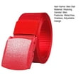 thumbnail image 7 of Metal-free Nylon Belt Men Weaving Strap Holeless Adjustable Design Waistband Hiking Running Firefighter Belt Costume Accessories, 7 of 7
