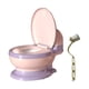thumbnail image 3 of Bebé Orinal Inodoro Inodoro Realista Incluye Cepillo de Limpieza Tamaño Compacto Entrenamiento Transición Orinal Asiento Orinal Extraíble Bebés Niños Asiento PP Rosa, 3 of 8