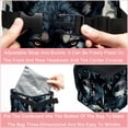 thumbnail image 4 of Wolf Foldable Car Trash Can with Lid, Leak-proof Hanging Storage Bag - Car Garbage Can, Trash Can for Car, Car Trash Bin, 4 of 6