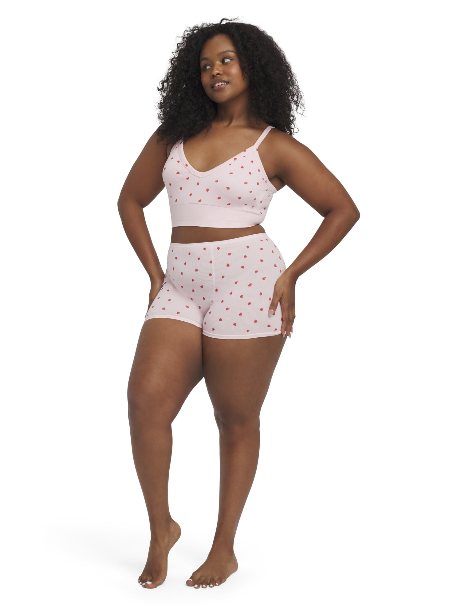Mills by Millie Bobby Brown Women's Softie Ribbed Shortie Panties, Sizes XS-XXXL