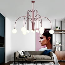 Arturesthome French Art Deco Pendant Lights Minimalist Living Room Glass Chandelier