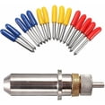thumbnail image 3 of 15 Uds. Cuchilla cortadora de vinilo de 30/45/60 grados para Plotter Roland con soporte de cuchilla accesorios de herramientas brocas 15x cuchillas para Plotter cortador, 3 of 5
