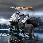 HNH 1:16 RC Waterproof Monster Truck, Amphibious RC Cars 4WD Remote Control Car Trucks, All Terrain Off-Road Pickup Cybertruck Toy for 6-15 Year Old Boys Girls Kids Gifts