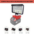 thumbnail image 2 of ZheElen Lampe de Travail Portable Réutilisable Protection contre les Surintensités Camping Randonnée Pêche Lampe d'Urgence Auto Remplacement pour 18v m18 3 Pouces, 2 of 6